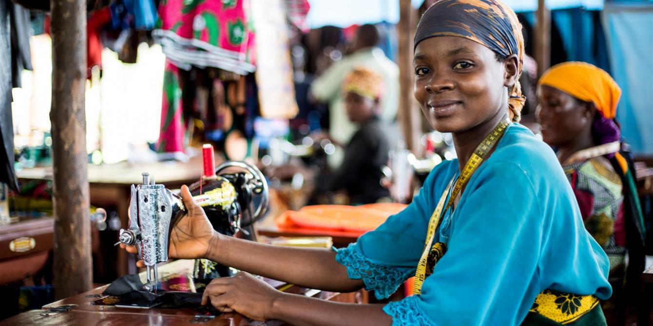 A beneficiary of the Oxfam Women Economic Empowerment Programme in Shinyanga, Tanzania A beneficiary of the Oxfam Women Economic Empowerment Programme in Shinyanga, Tanzania